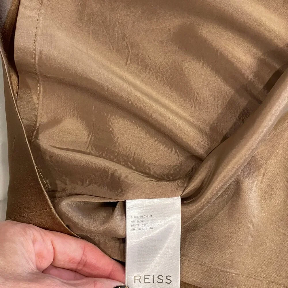 Reiss Byrn- Premium Paperbag Pencil Skirt - Picture 10 of 11